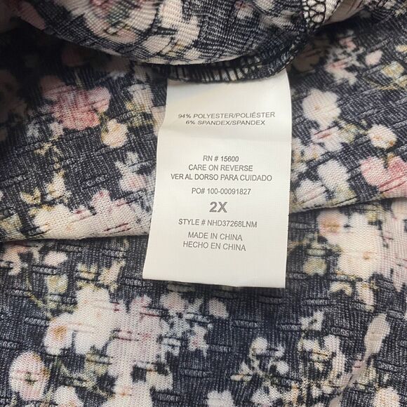 NWT Rewind Black Floral Sleeveless Dress - Picture 9 of 11